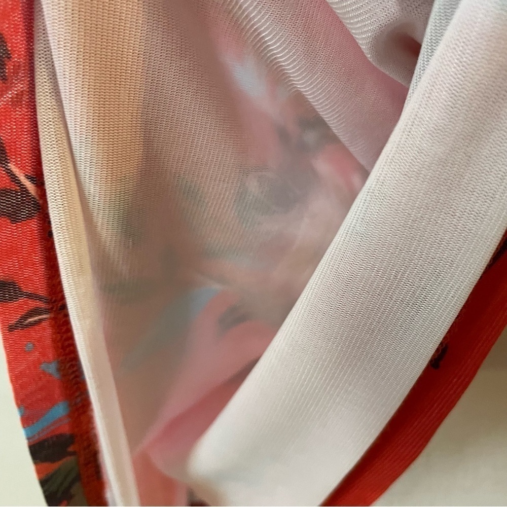 Investments woman floral cowl neck blouse top size Large petite casual fall wear - Picture 6 of 8